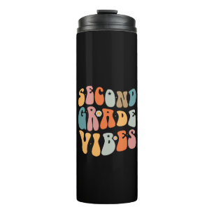 Bouteilles Isothermes Vibes de deuxième année Retour à l'école École gro