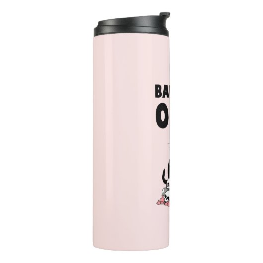 Bouteilles Isothermes Vibes incorrectes uniquement - Chat et crânes (Tourné sur la gauche)