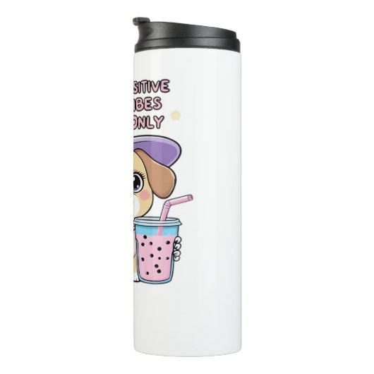 Bouteilles Isothermes Vibes Paw-Stive Seulement Chien mignon Avec Bubble (Tourné sur la droite)