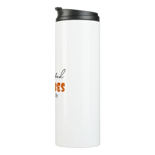 Bouteilles Isothermes "Vibes perdues seulement" - Sorcière noire Hallowe (Tourné sur la droite)