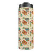 Bouteilles Isothermes Vibes rétro - 1980 Cassette Tapes Motif (Devant)