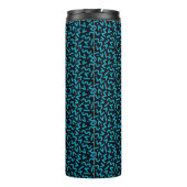 Bouteilles Isothermes Vibes Retro Monogram Neon Blue 80s (Dos)