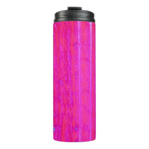 Bouteilles Isothermes Vibrant Abstrait rose et violet rayures Art
