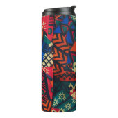 Bouteilles Isothermes Vibrant African Geometric Tribal Abstract Pattern (Tourné sur la gauche)