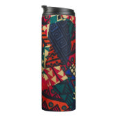 Bouteilles Isothermes Vibrant African Geometric Tribal Abstract Pattern (Tourné sur la droite)