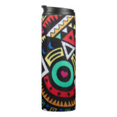 Bouteilles Isothermes Vibrant Afro-Centric Geometric Pattern – Bold Trib (Tourné sur la droite)