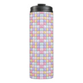 Bouteilles Isothermes Vibrant Candy Pattern | Pastel Bubble Gum (Devant)