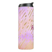 Bouteilles Isothermes Vibrant couleur or et rose (Tourné sur la gauche)