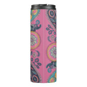 Bouteilles Isothermes Vibrant Paisley Swirl Pattern Design (Dos)