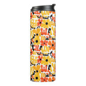 Bouteilles Isothermes Vibrant Retro Christian Floral Typographie (Tourné sur la gauche)