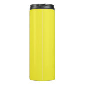 Bouteilles Isothermes Vibrant Solid Yellow Background (Dos)