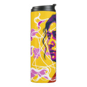 Bouteilles Isothermes Vibrant Stylized Portrait with Abstract Elements (Tourné sur la gauche)