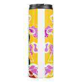 Bouteilles Isothermes Vibrant Stylized Portrait with Abstract Elements (Dos)