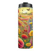 Bouteilles Isothermes Vibrant terrain arc-en-ciel de la lupine de coquel (Devant)