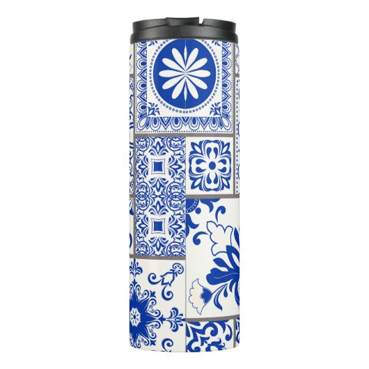 Bouteilles Isothermes Victorian Majolica : Patchwork Tile Motif. (Dos)