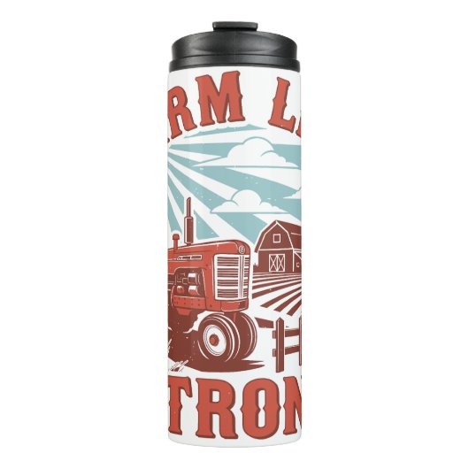 Bouteilles Isothermes Vie agricole forte (Devant)