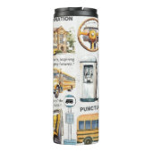 Bouteilles Isothermes Vie du conducteur de bus scolaire (Dos)