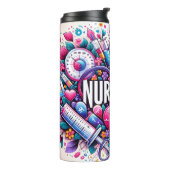 Bouteilles Isothermes Vie infirmière colorée (Tourné sur la gauche)