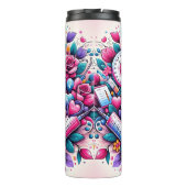 Bouteilles Isothermes Vie infirmière colorée (Dos)