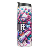 Bouteilles Isothermes Vie infirmière colorée (Tourné sur la droite)