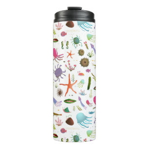 Bouteilles Isothermes Vie marine colorée