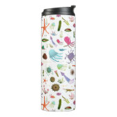 Bouteilles Isothermes Vie marine colorée (Tourné sur la gauche)