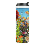 Bouteilles Isothermes Vie sous-marine dynamique (Tourné sur la gauche)