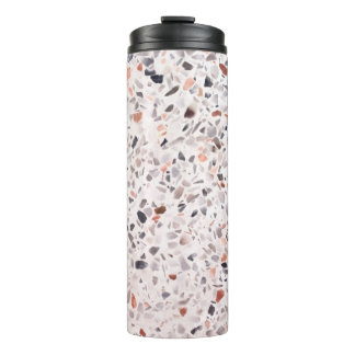 Bouteilles Isothermes Vieille texture terrazzo, motif d'hamper.