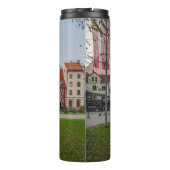 Bouteilles Isothermes Vieille ville de Riga en automne (Dos)