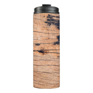 Bouteilles Isothermes Vieux panneau en bois, espace copie motif en textu