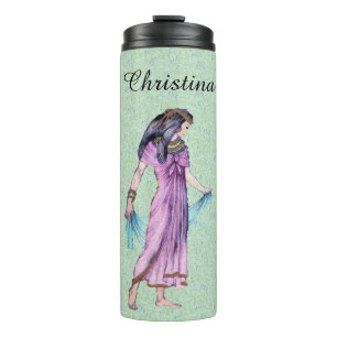 Bouteilles Isothermes Vieux temps Egypte Lady Gold Headpiece Robe violet