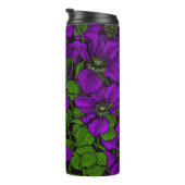 Bouteilles Isothermes Vigne de Clematis pourpre (Tourné sur la droite)