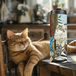 Bouteilles Isothermes Viking Cat Blue Dragon