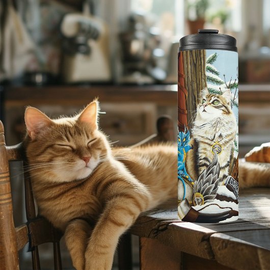 Bouteilles Isothermes Viking Cat Blue Dragon