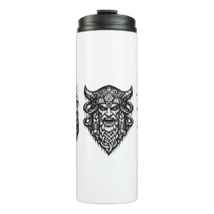 Bouteilles Isothermes Viking, Dragon & Guerrière au Bouclier – Encre Myt