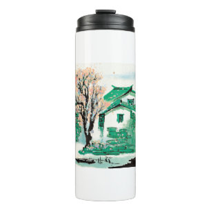 Bouteilles Isothermes Village de peinture naturelle