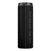 Bouteilles Isothermes Vin Lover's personnalisé texte tumbler (Dos)