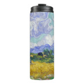 Bouteilles Isothermes Vincent Van Gogh - Champ de blé avec cyprès (Devant)