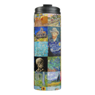 Bouteilles Isothermes Vincent van Gogh - chefs-d'oeuvre Mosaic Patchwork