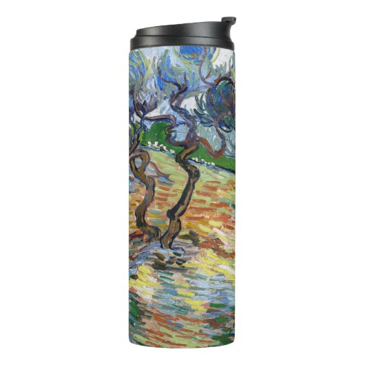 Bouteilles Isothermes Vincent van Gogh - Oliviers : Ciel bleu vif (Tourné sur la gauche)