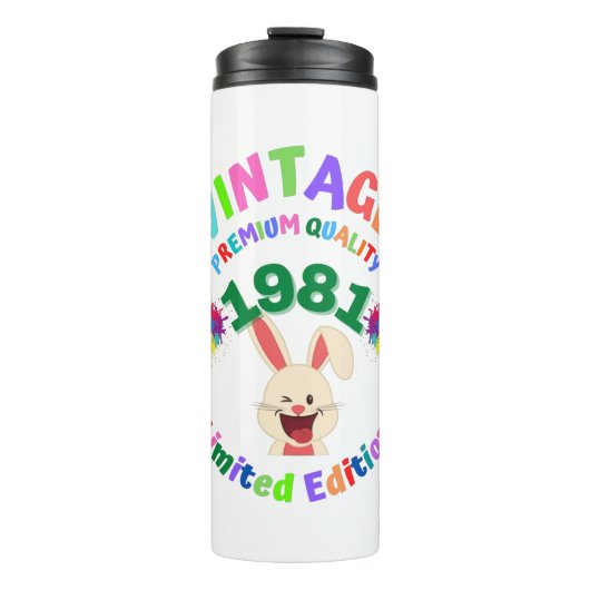 Bouteilles Isothermes Vintage 1981 (Devant)