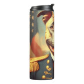 Bouteilles Isothermes Vintage American Pit Bull Terrier Peinture (Tourné sur la gauche)