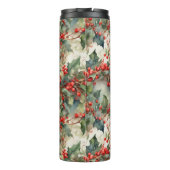 Bouteilles Isothermes Vintage aquarelle sainte baies feuilles (Dos)