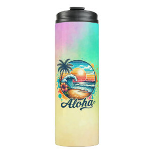 Bouteilles Isothermes Vintage Beach Aloha Sublimation-94953