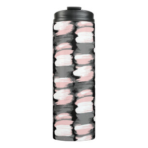 Bouteilles Isothermes Vintage brosse, décoration dans les tons gris-rose
