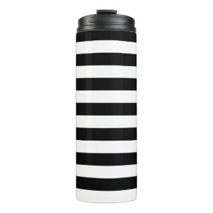 Bouteilles Isothermes Vintage Classic rayures noir & blanc