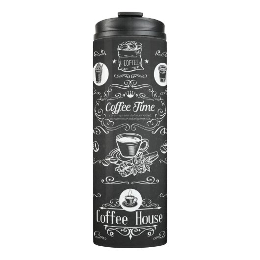 Bouteilles Isothermes Vintage Coffee (Devant)