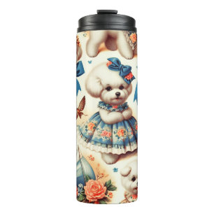 Bouteilles Isothermes Vintage Cute Bichon Frisé Peinture