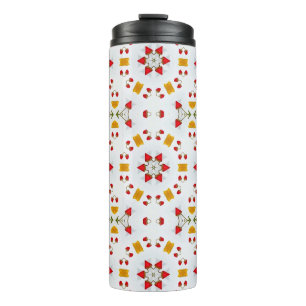 Bouteilles Isothermes Vintage de fleurs du milieu du siècle atomique