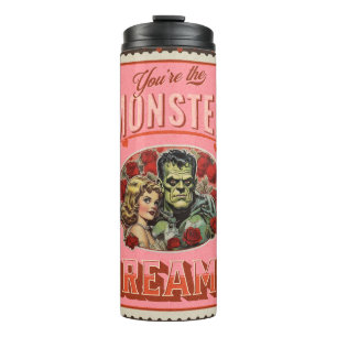 Bouteilles Isothermes Vintage Frankenstein Horreur Saint Valentin